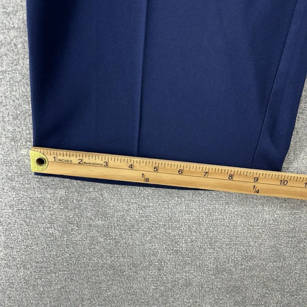 Haggar Cool Right Performance Flex Classic Fit Pants Men Size 44X30 Blue NEW